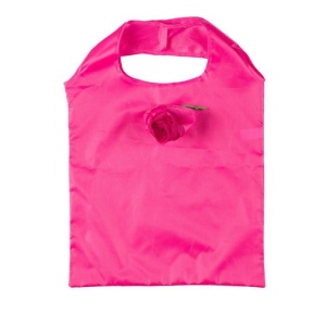Sac pliable en polyester rose