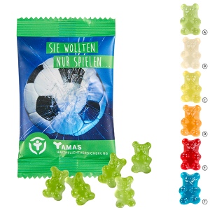 Oursons premium unicolores, 15 g, sachet conventionnel