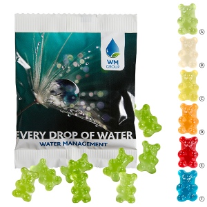 Oursons premium unicolores, 20 g, sachet conventionnel