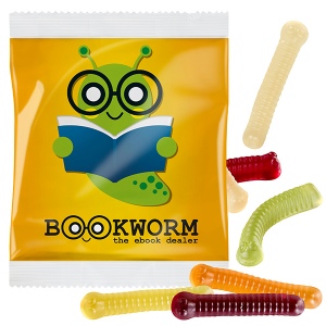 Gommes de fruits PERSONNALISÉES, 30 g, sachet compostable