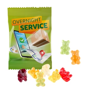 Gommes de fruits oursons premium VEGAN - production en 24 h