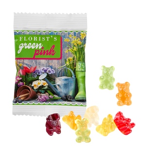 Gommes de fruits STANDARD, VEGAN, 10 g, sachet compostable