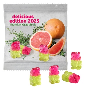 Oursons VEGAN au thym & pamplemousse, sachet conventionnel