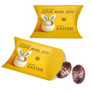 Pochette berlingot publicitaire avec Œufs de Kinder Bueno