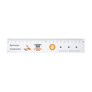 Regle 20cm en pmmare  ep.3 mm (+Quadri numérique QV11)