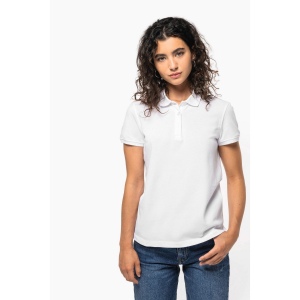 Polo piqué manches courtes femme