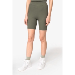 Short écoresponsable côtelé femme