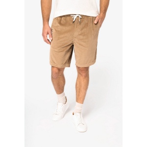 Short écoresponsable en velours côtelé homme
