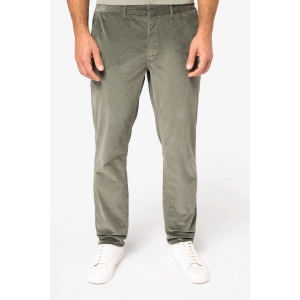 Pantalon écoresponsable en velours côtelé homme