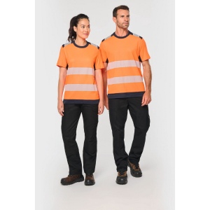 T-shirt de sécurité recyclé manches courtes unisexe