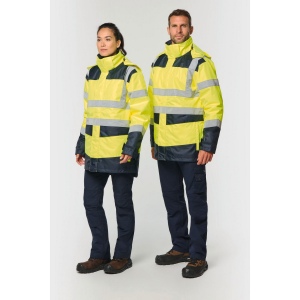 Parka de sécurité recyclée 4 en 1 unisexe