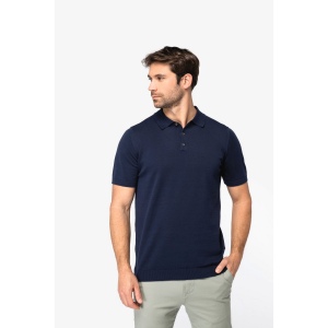 Polo écoresponsable en maille homme