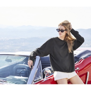 Sweat léger raglan femme