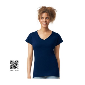 Tee-shirt col v femme
