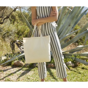 Sac shopping grand volume coton