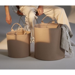 Panier en polyester feutrine