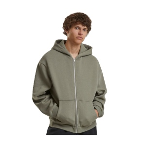 Fluffy zip hoody
