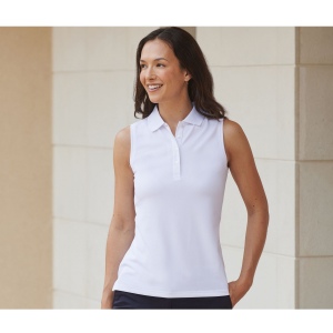Polo femme sans manches