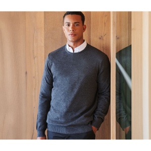Pull col rond hommes