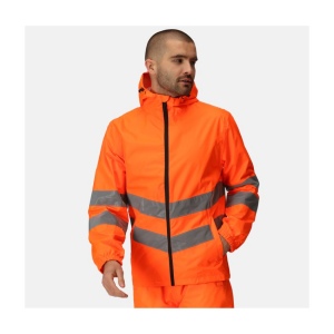 Veste imperméable haute-visibilité