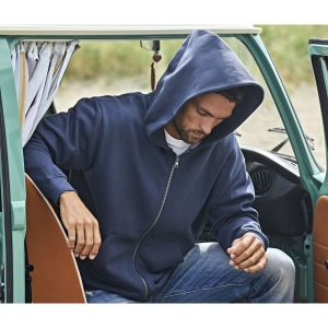 Sweat à capuche urbain zippé