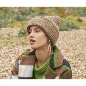 Bonnet tricoté avec zone de marquage