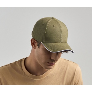 Casquette 6 pans contrastée