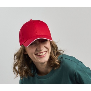 Casquette 6 pans visière sandwich