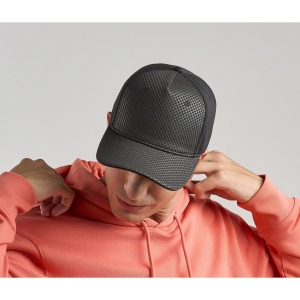 Casquette 5 pans effet nid d'abeille