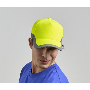 Casquette 5 pans haute visibilté