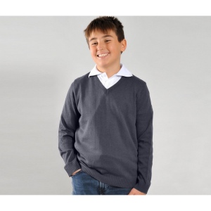 Kid v-neck sweater