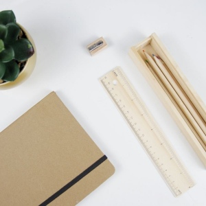 Set 12 crayons dans son coffret - Naturel