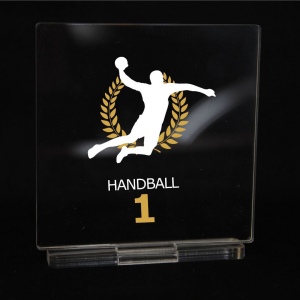 Trophée en plexiglas CARRE - France 3 mm