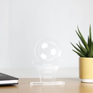 Trophée en plexiglas SPORT - France 3 mm