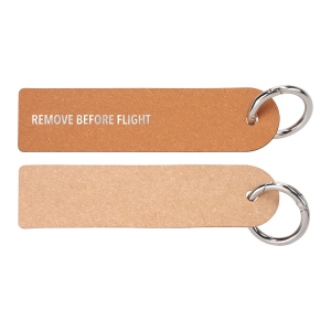 Porte-cles flamme en synderme - made in france