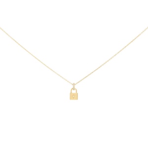 Collier Violette Doré
