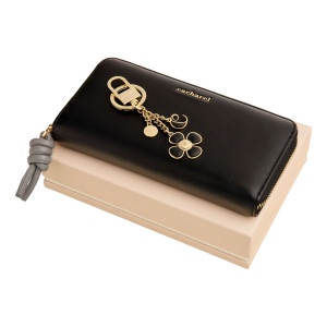 Parure Cacharel Noir (porte-clefs & portefeuille voyage)