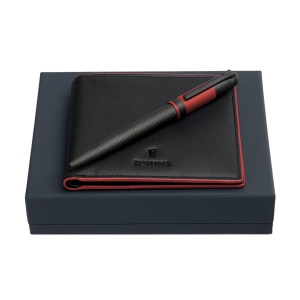 Parure Festina Rouge (stylo bille & portefeuille)