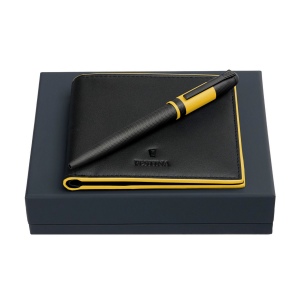 Parure Festina Jaune (stylo bille & portefeuille)