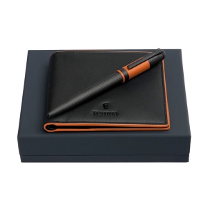 Parure Festina Orange (stylo bille & portefeuille)