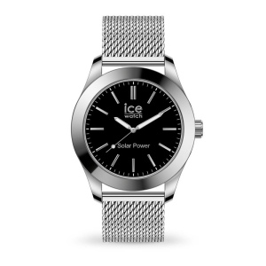 ICE steel solar Argent Noir Milanese
