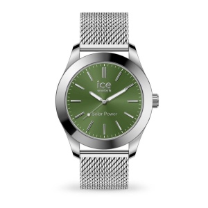 ICE steel solar Argent Vert Milanese