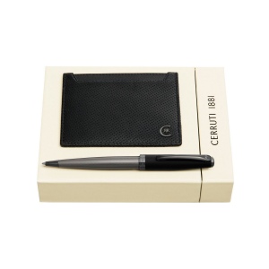Parure Islington (stylo bille & porte-cartes)