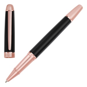 Stylo roller Holborn Noir & Rose Doré
