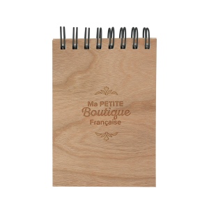 Carnet A7 papier laser bois(+Laser)
