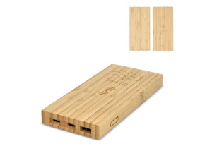 Bambou Banque d'énergie Wireless Charging 8000mAh