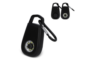 Alarme personnelle lampe à clé matériaux recyclés