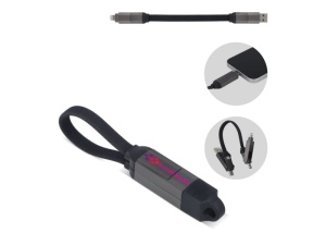 Câble multifonctionnel 4-en-1 OTG Porte-clés 60W
