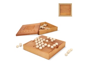 Jeu de solitaire avec billes