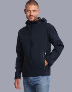 Blouson Coupe-Vent 2,5 couches, en polyester recyclé unisexe imperméable Made in France